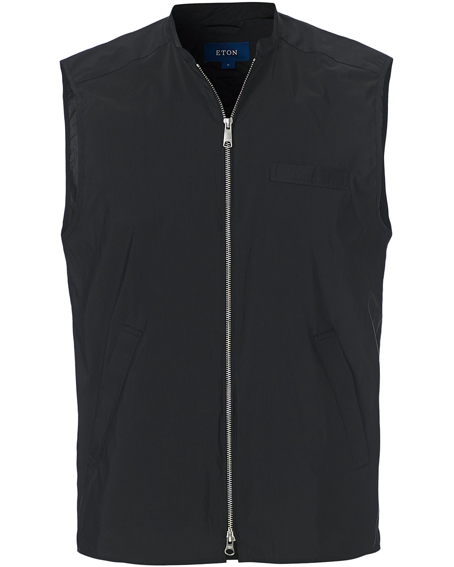 Herre | Jakker | Eton | Wind Vest Black