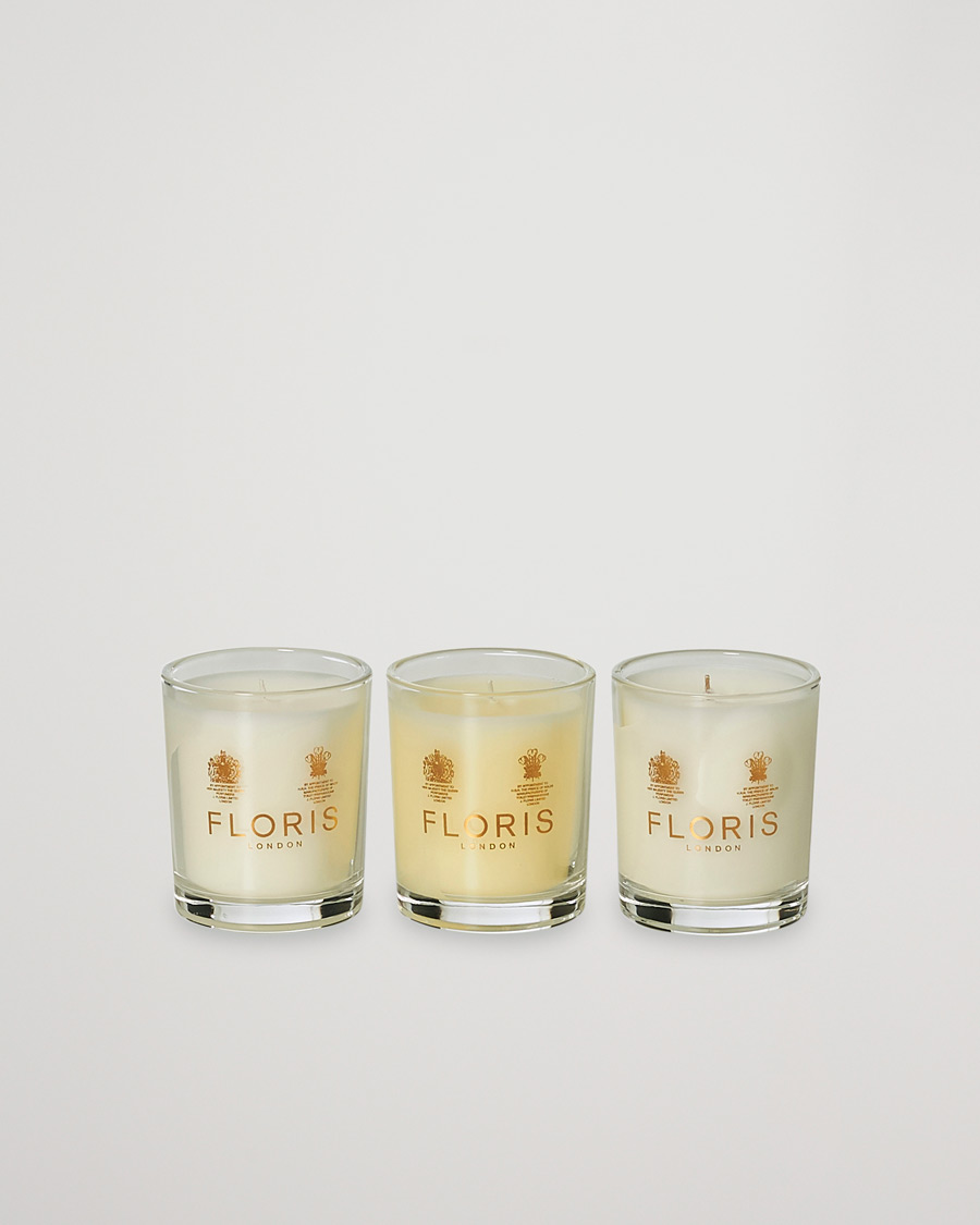 Herre | | Floris London | Mini Candle Set 3x70g