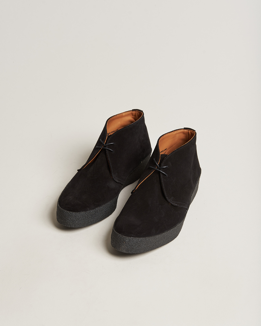 Herre | Svarte støvler | Sanders | Joel Chukka Boot Black Suede