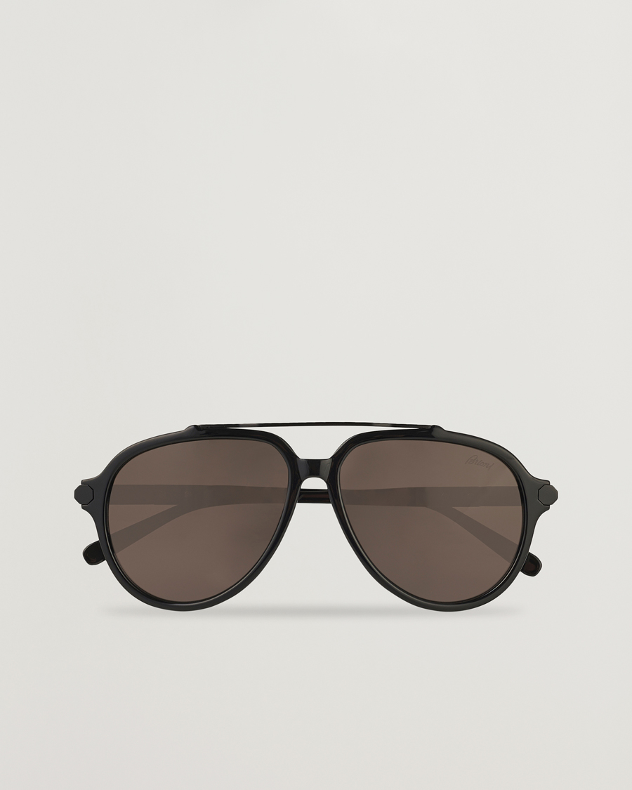 Herre | Brioni BR0096S Sunglasses Black | Brioni | BR0096S Sunglasses Black