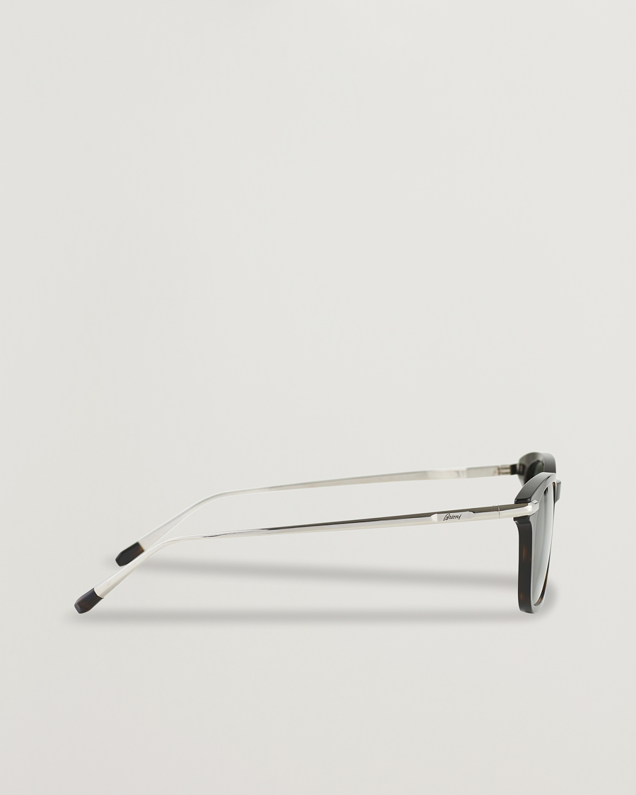 Herre | Brioni BR0092S Titanium Sunglasses Havana Green | Brioni | BR0092S Titanium Sunglasses Havana Green