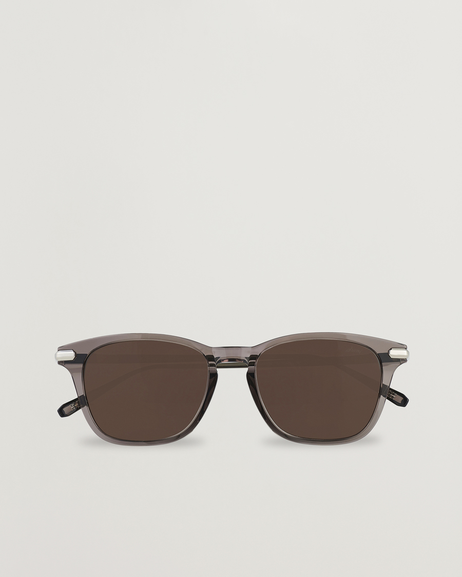 Herre | Brioni BR0092S Titanium Sunglasses Grey Silver | Brioni | BR0092S Titanium Sunglasses Grey Silver
