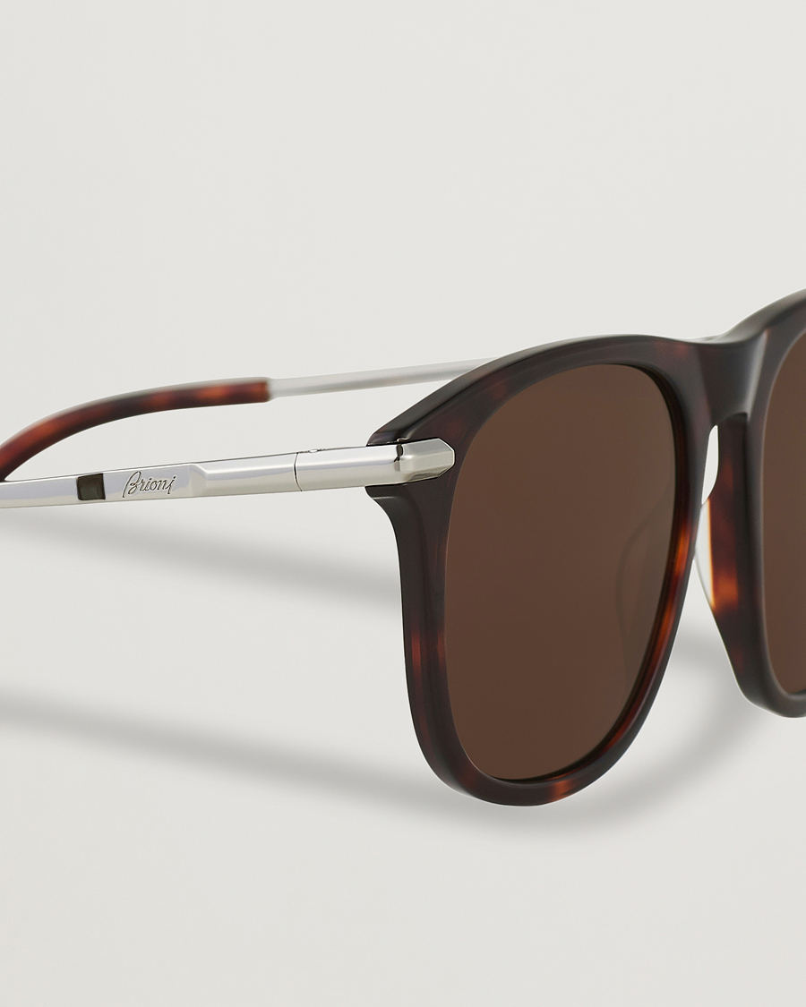 Herre | Brioni BR0094S Sunglasses Havana Brown | Brioni | BR0094S Sunglasses Havana Brown
