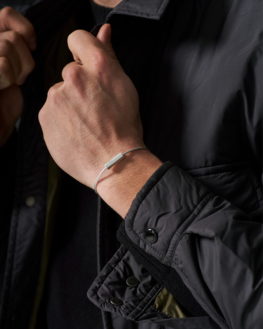 Herre | LE GRAMME Octagonal Cable Bracelet Brushed Sterling Silver 7g | LE GRAMME | Octagonal Cable Bracelet Brushed Sterling Silver 7g
