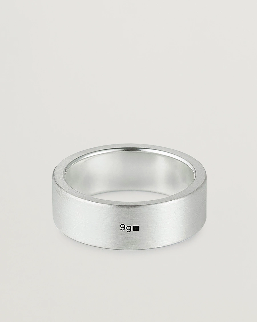 Herre | Smykker | LE GRAMME | Ribbon Brushed Ring Sterling Silver 9g