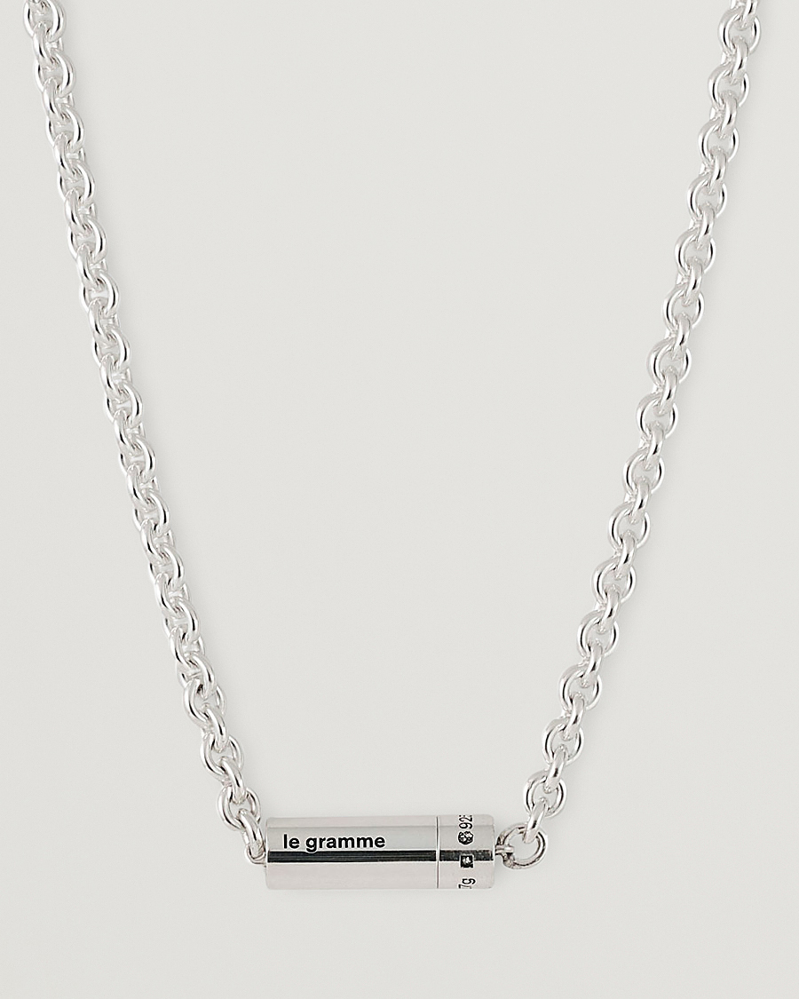 Herre | Smykke | LE GRAMME | Chain Cable Necklace Sterling Silver 27g