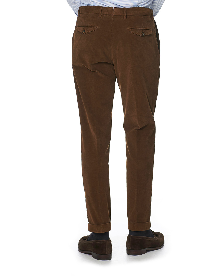 Herre | Bukser | Briglia 1949 | Easy Fit Velour Trousers Marrone