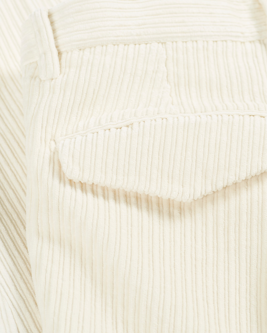 Herre | Bukser | Briglia 1949 | Easy Fit Cord Trousers Off White