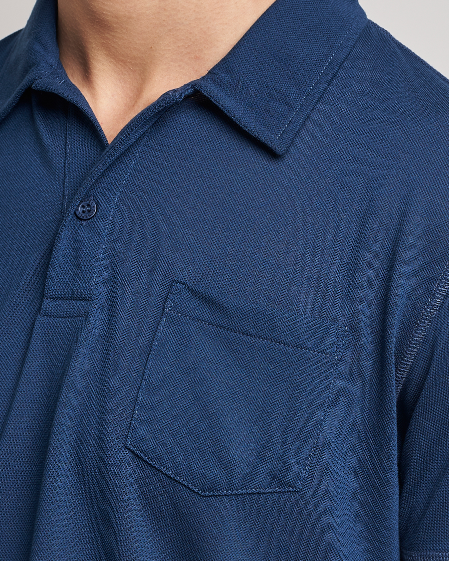 Herre | Pikéer | Sunspel | Active Pique Polo Navy