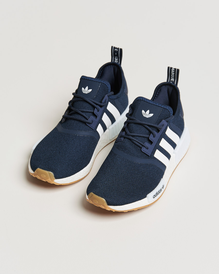Herre | adidas Originals NMD R1 Sneaker Blue White | adidas Originals | NMD R1 Sneaker Blue White