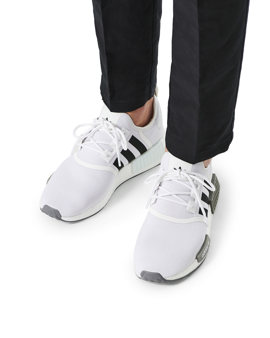 Herre | adidas Originals NMD R1 Sneaker White/Black | adidas Originals | NMD R1 Sneaker White/Black