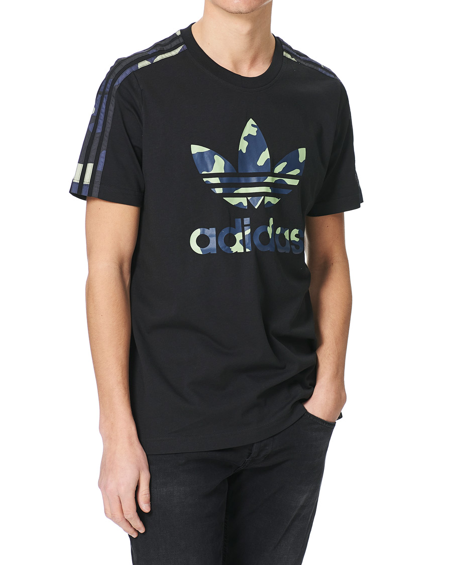 Herre | T-Shirts | adidas Originals | Camo Infill Tee Black