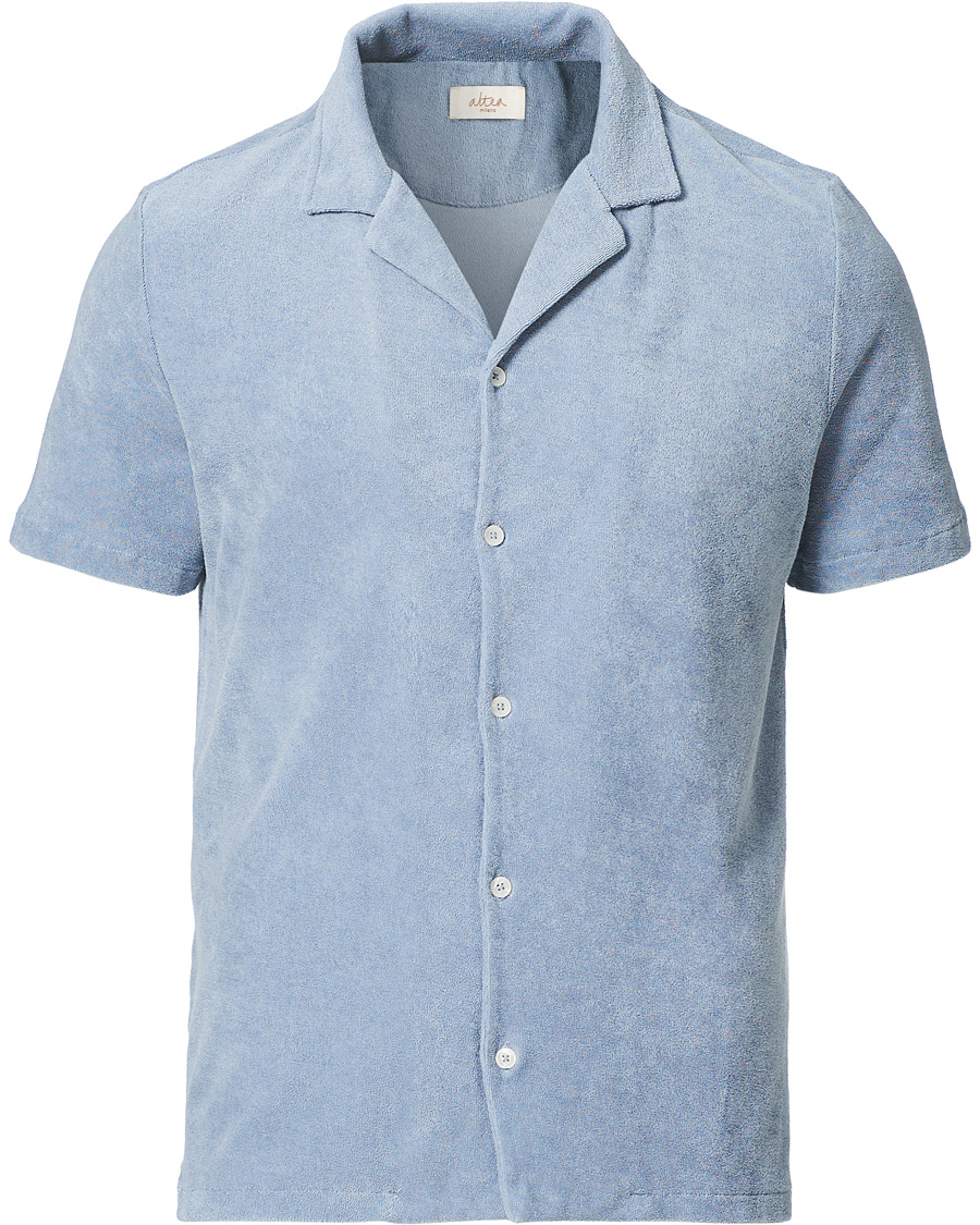 Herre | Skjorter | Altea | Terry Bowling Shirt Light Blue