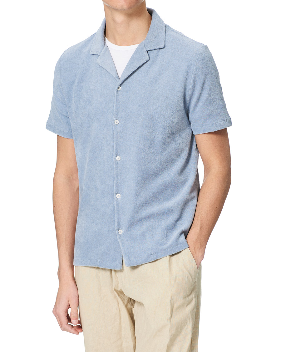 Herre | Skjorter | Altea | Terry Bowling Shirt Light Blue