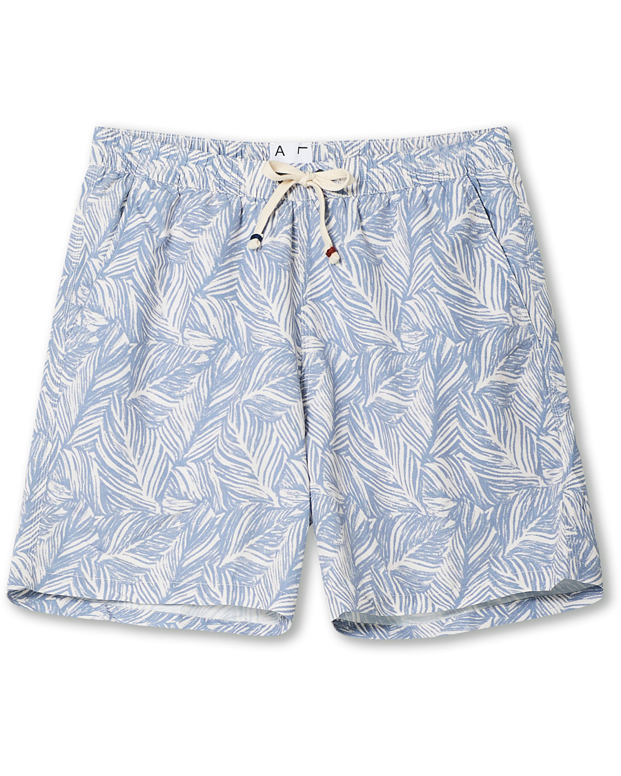 Herre | Badeshorts | Altea | Printed Swim Trunks Light Blue