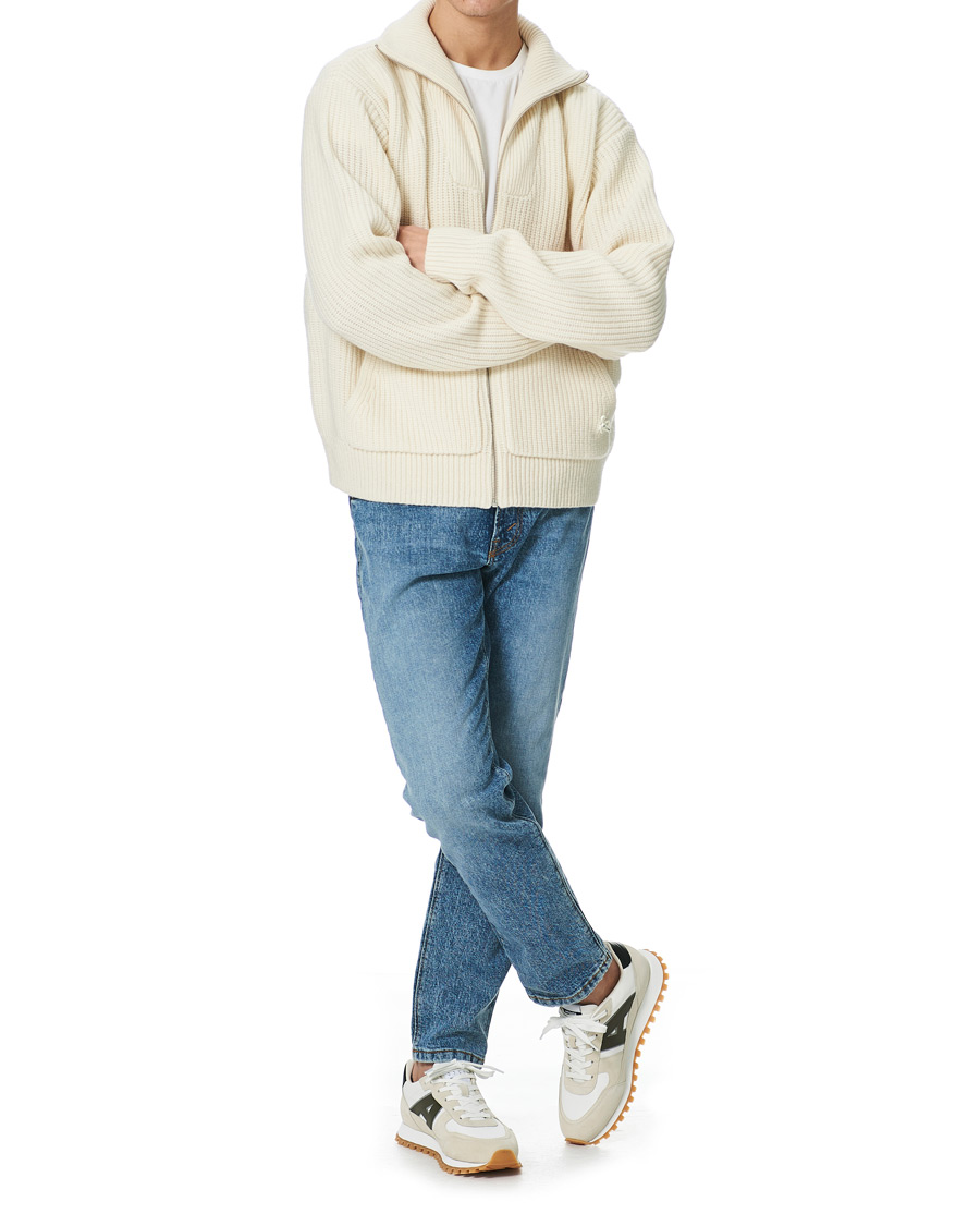Herre | Gensere | Axel Arigato | Taro Full Zip Sweater Ecru