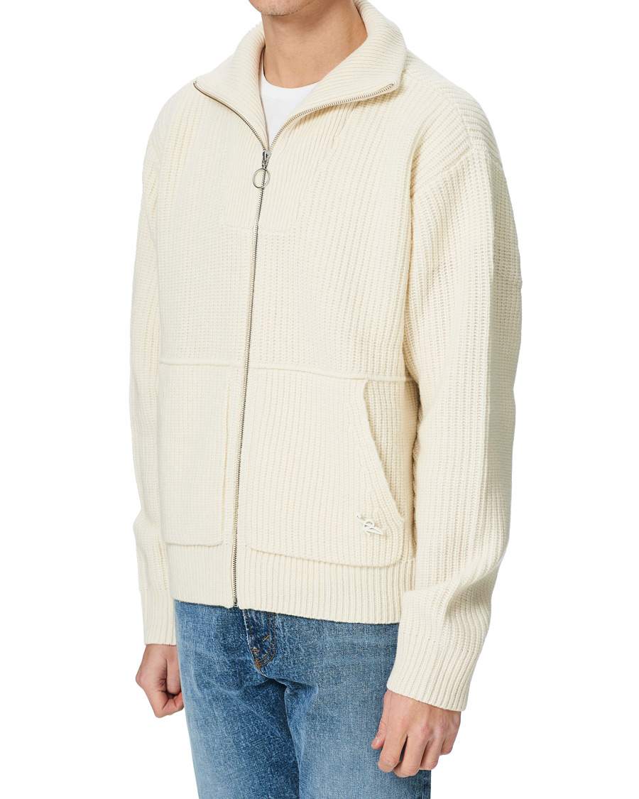 Herre | Gensere | Axel Arigato | Taro Full Zip Sweater Ecru