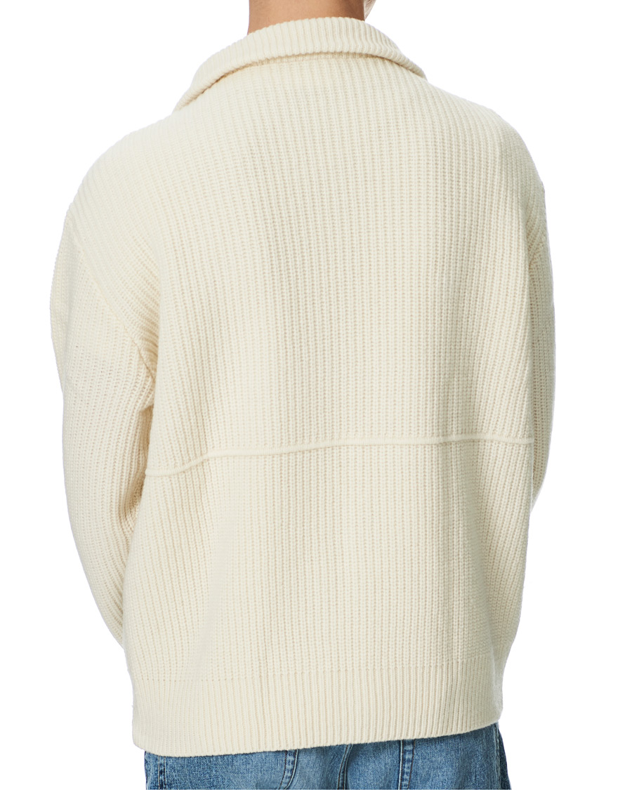 Herre | Gensere | Axel Arigato | Taro Full Zip Sweater Ecru