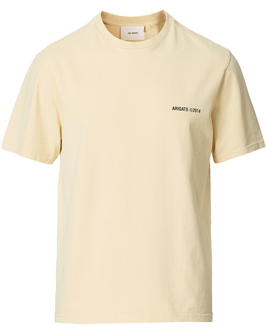 Herre | T-Shirts | Axel Arigato | London Tee Natural Yellow