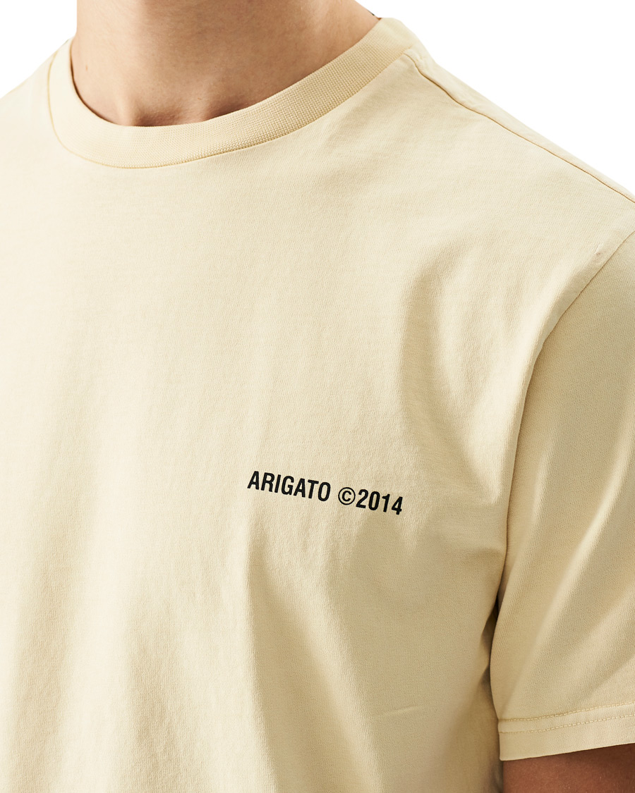 Herre | T-Shirts | Axel Arigato | London Tee Natural Yellow