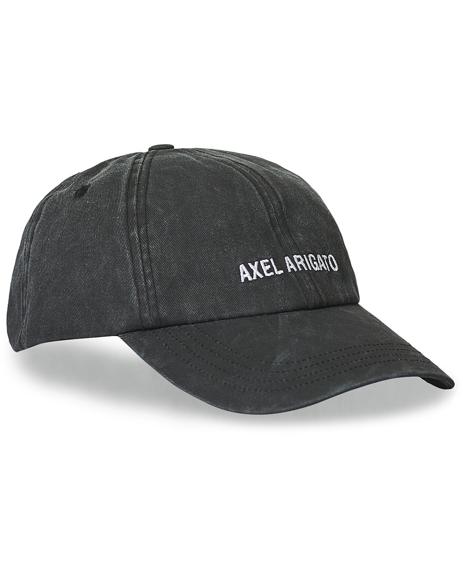 Herre | Axel Arigato AA Logo Cap Washed Black | Axel Arigato | AA Logo Cap Washed Black