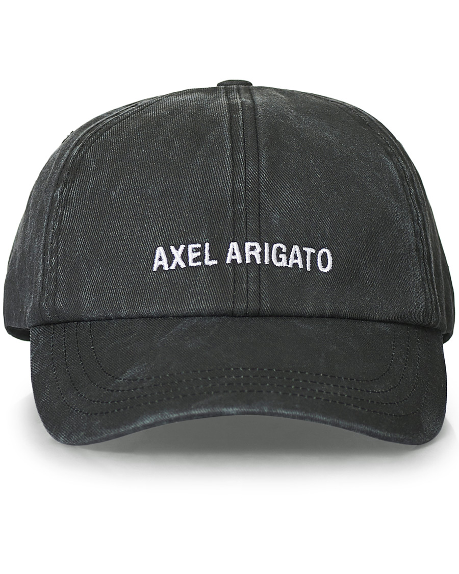 Herre | Axel Arigato AA Logo Cap Washed Black | Axel Arigato | AA Logo Cap Washed Black