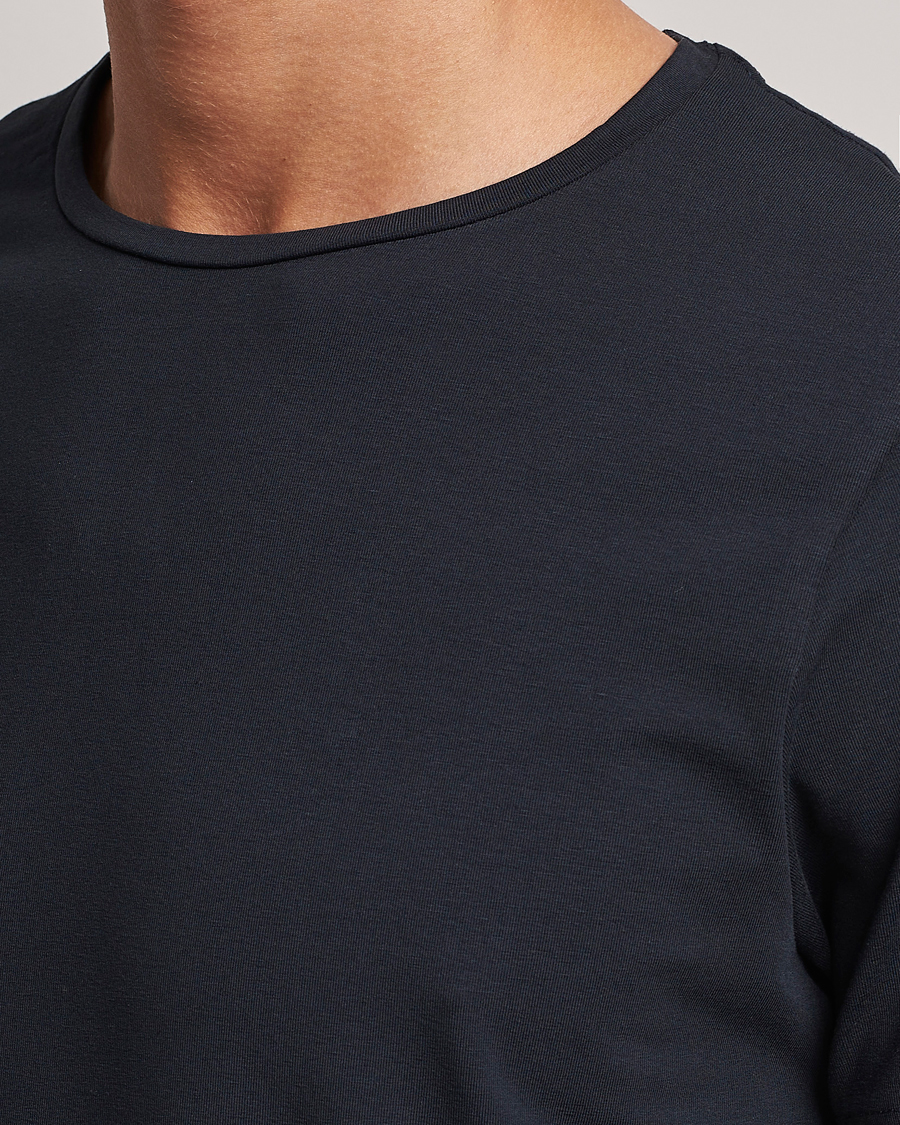 Herre | T-Shirts | Bread & Boxers | 2-Pack Crew Neck Tee Dark Navy