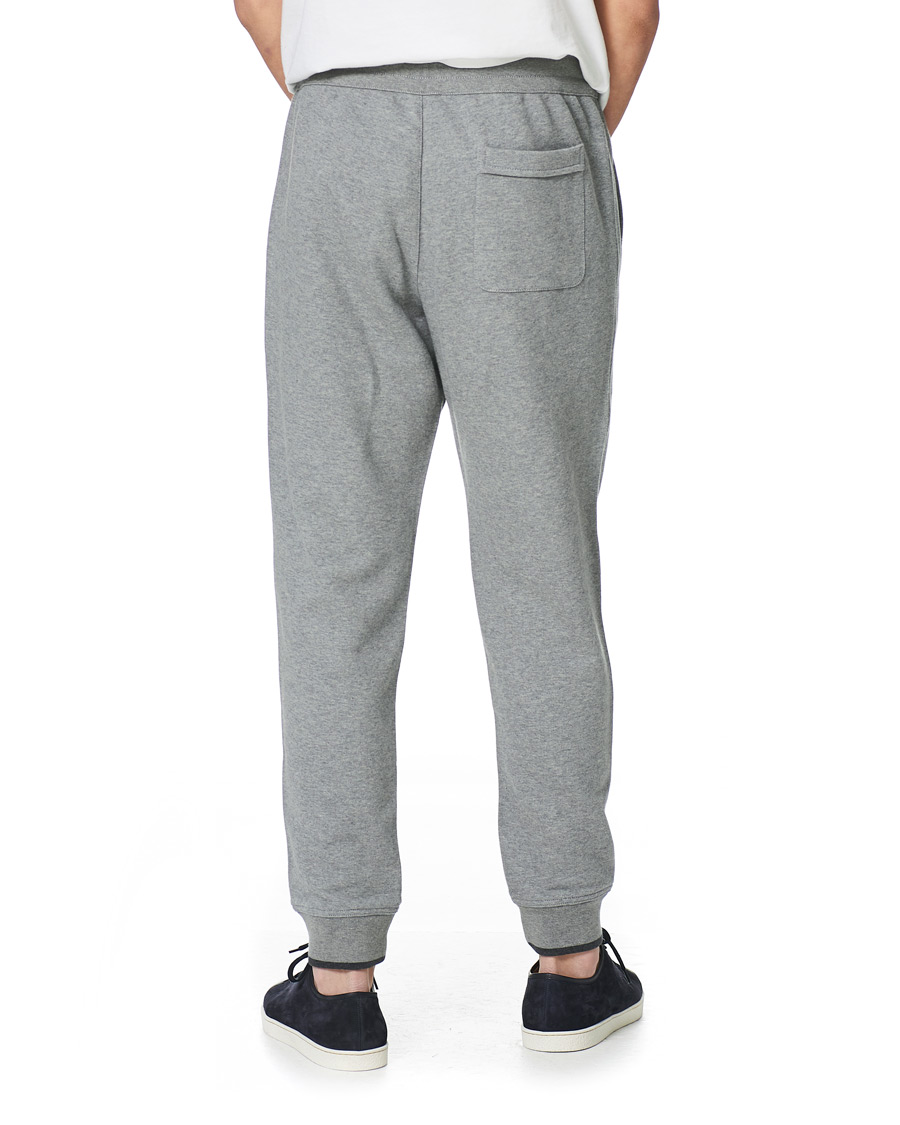 Herre | Bukser | Brioni | French Terry Cotton Sweatpants Light Grey