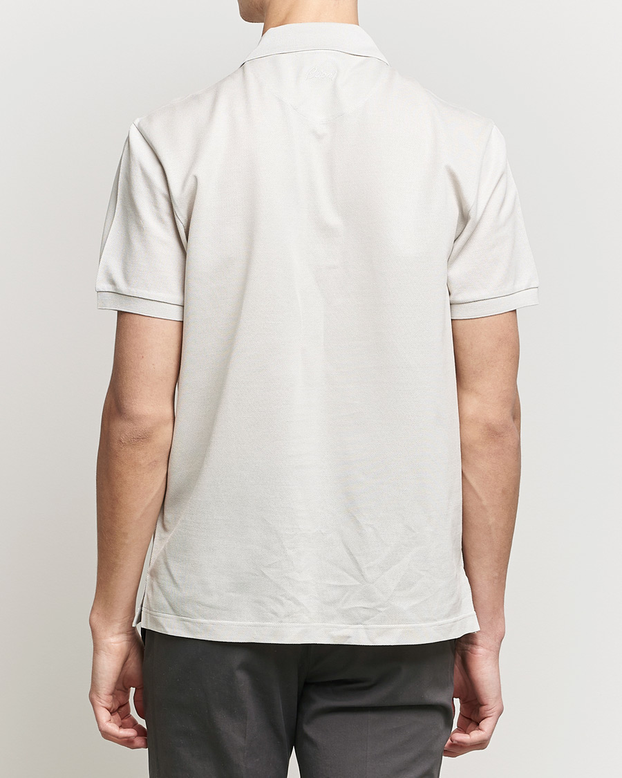 Herre | Pikéer | Brioni | Short Sleeve Piquet Polo Light Beige