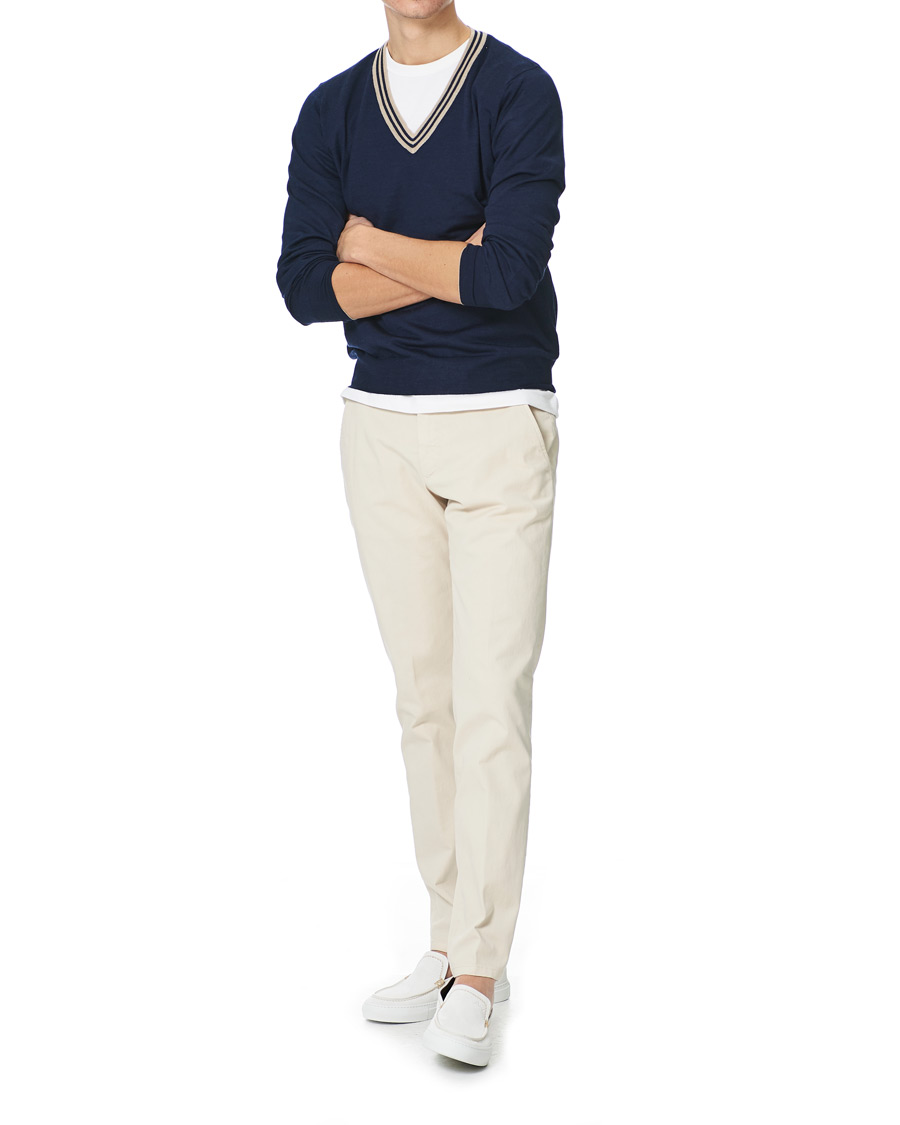Herre | Brioni Cassetta Suede Loafers Off White | Brioni | Cassetta Suede Loafers Off White