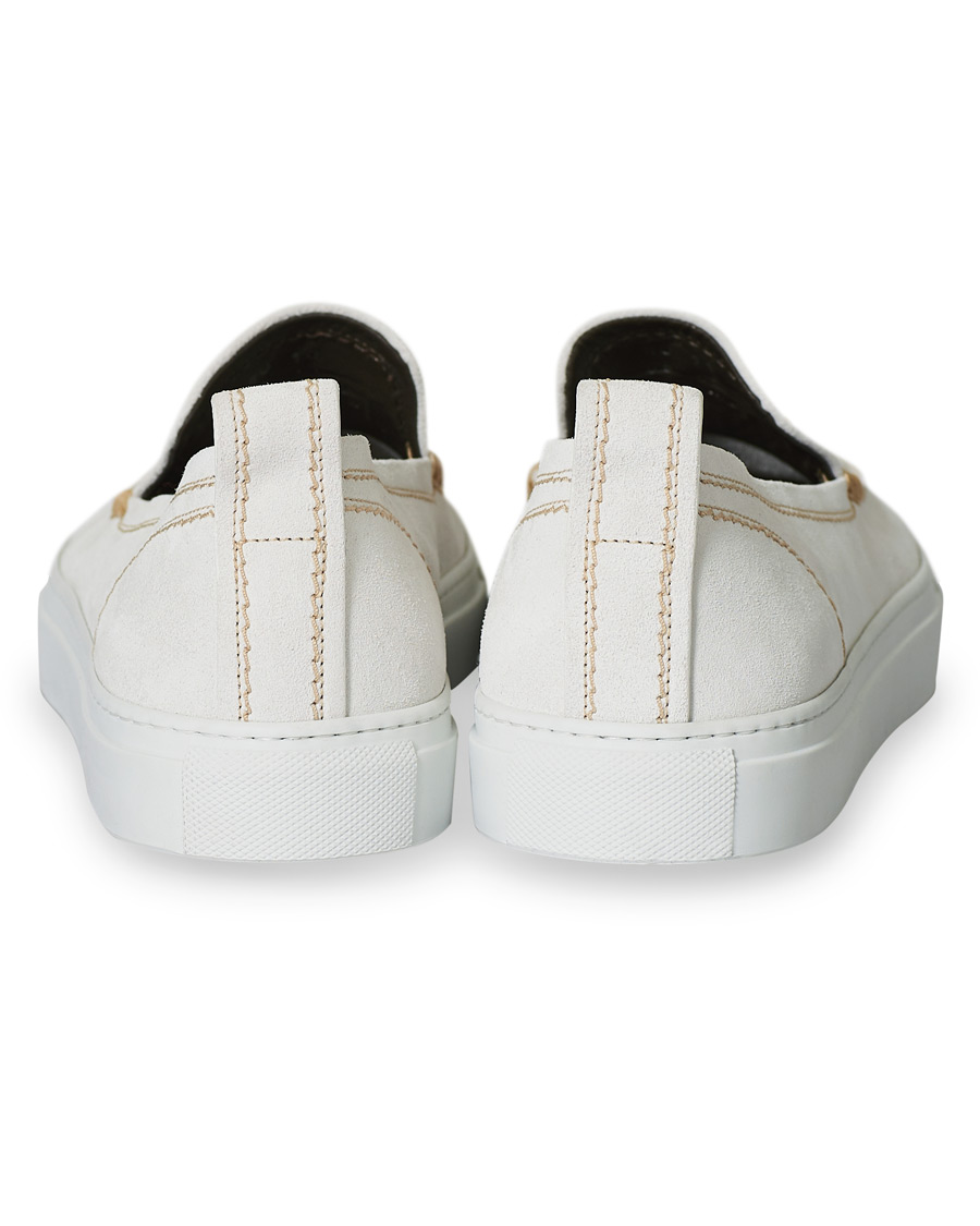 Herre | Brioni Cassetta Suede Loafers Off White | Brioni | Cassetta Suede Loafers Off White