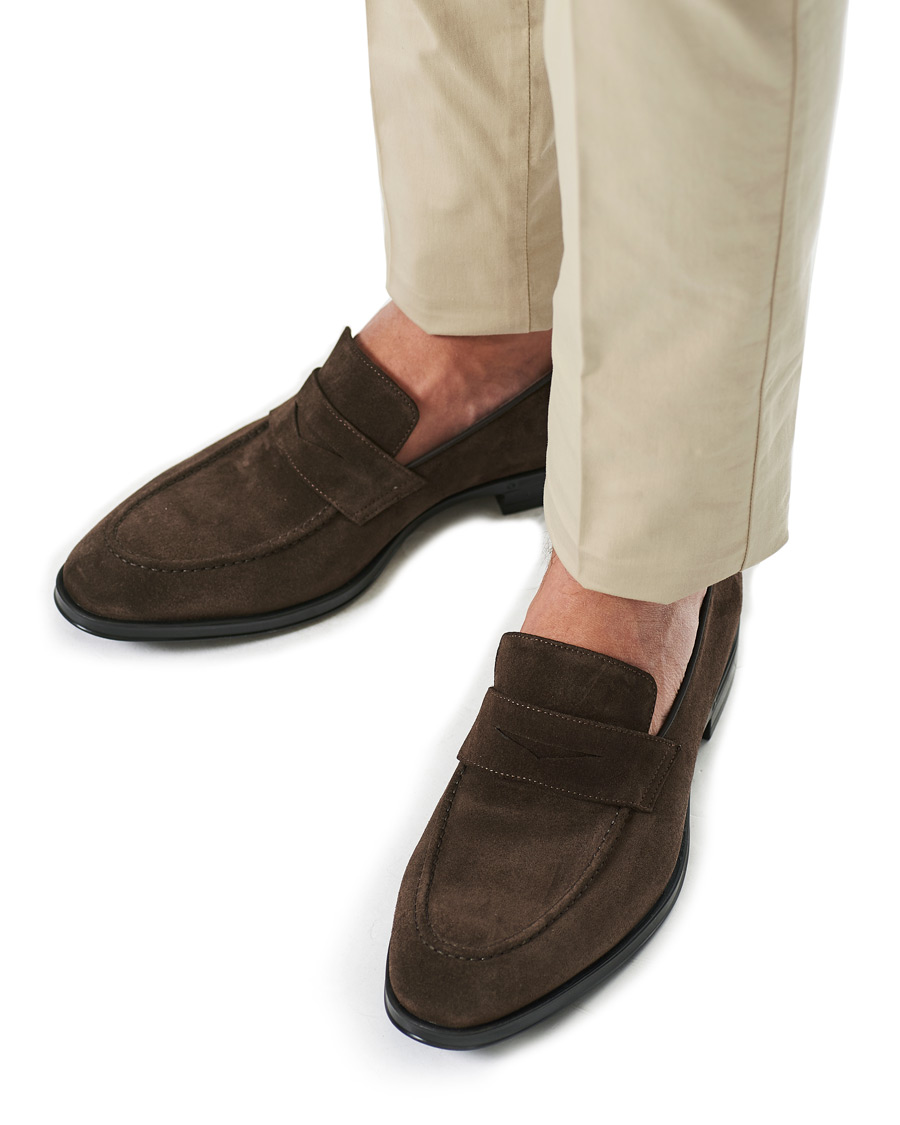 Herre | Canali Penny Loafer Dark Brown | Canali | Penny Loafer Dark Brown