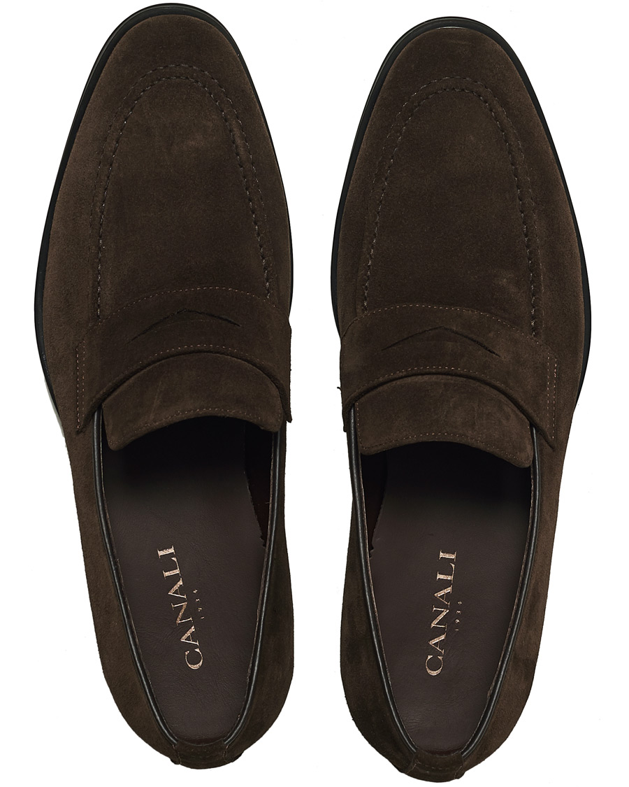 Herre | Canali Penny Loafer Dark Brown | Canali | Penny Loafer Dark Brown