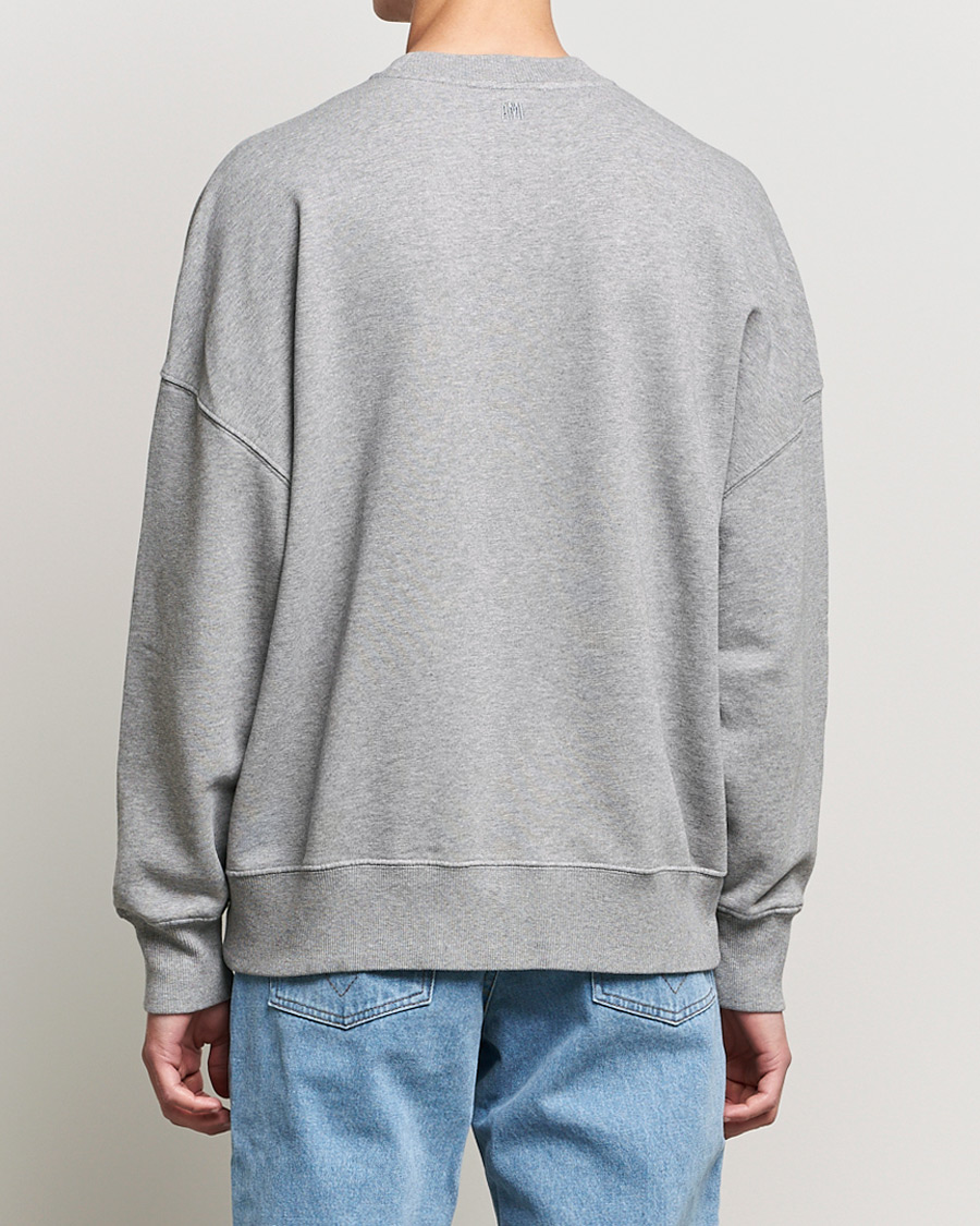 Herre | Gensere | AMI | Oversize Logo Sweatshirt Heather Grey