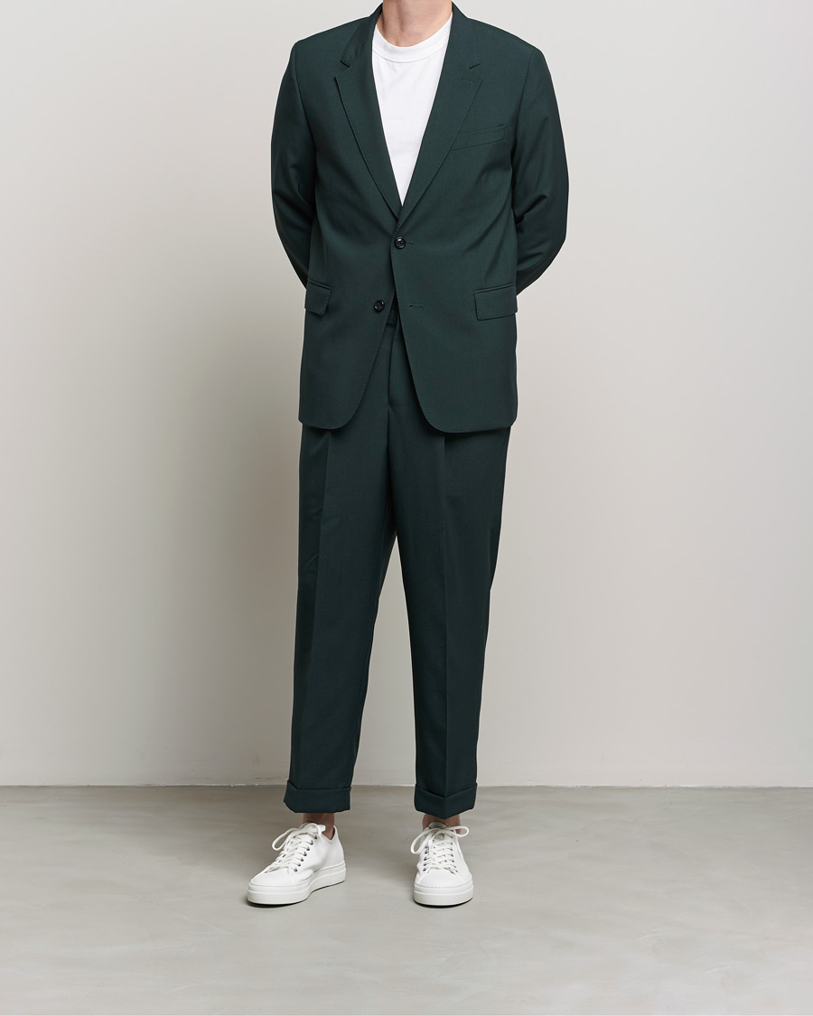 Herre | Dressjakker | AMI | Wool Blazer Evergreen
