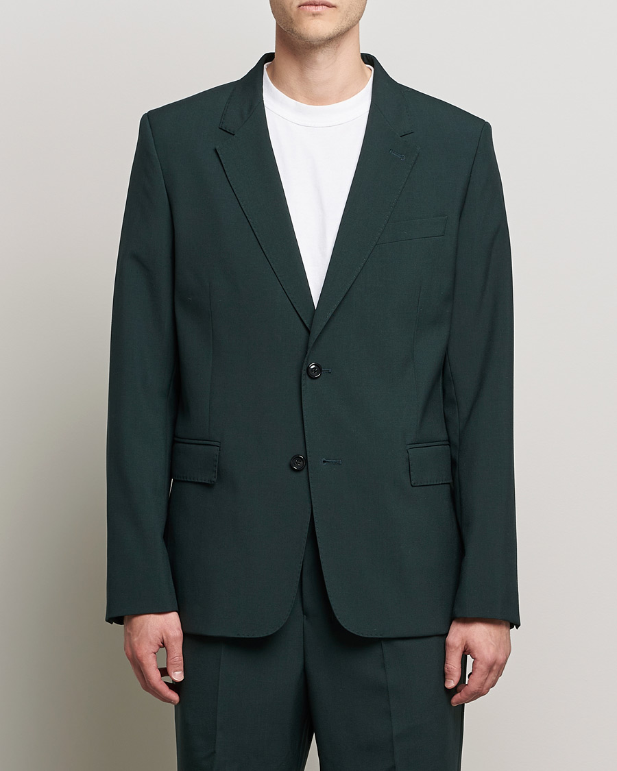 Herre | Dressjakker | AMI | Wool Blazer Evergreen