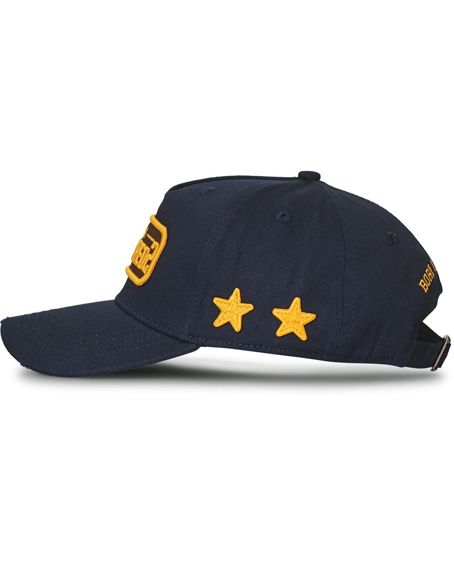 Herre | Dsquared2 Stars Baseball Cap Navy | Dsquared2 | Stars Baseball Cap Navy
