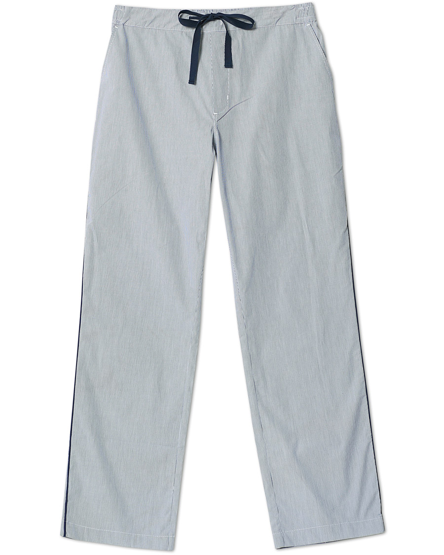 Herre | Pyjamaser og badekåper | Orlebar Brown | Alfred Relaxed Cotton Lounge Shorts Navy/White Stripe