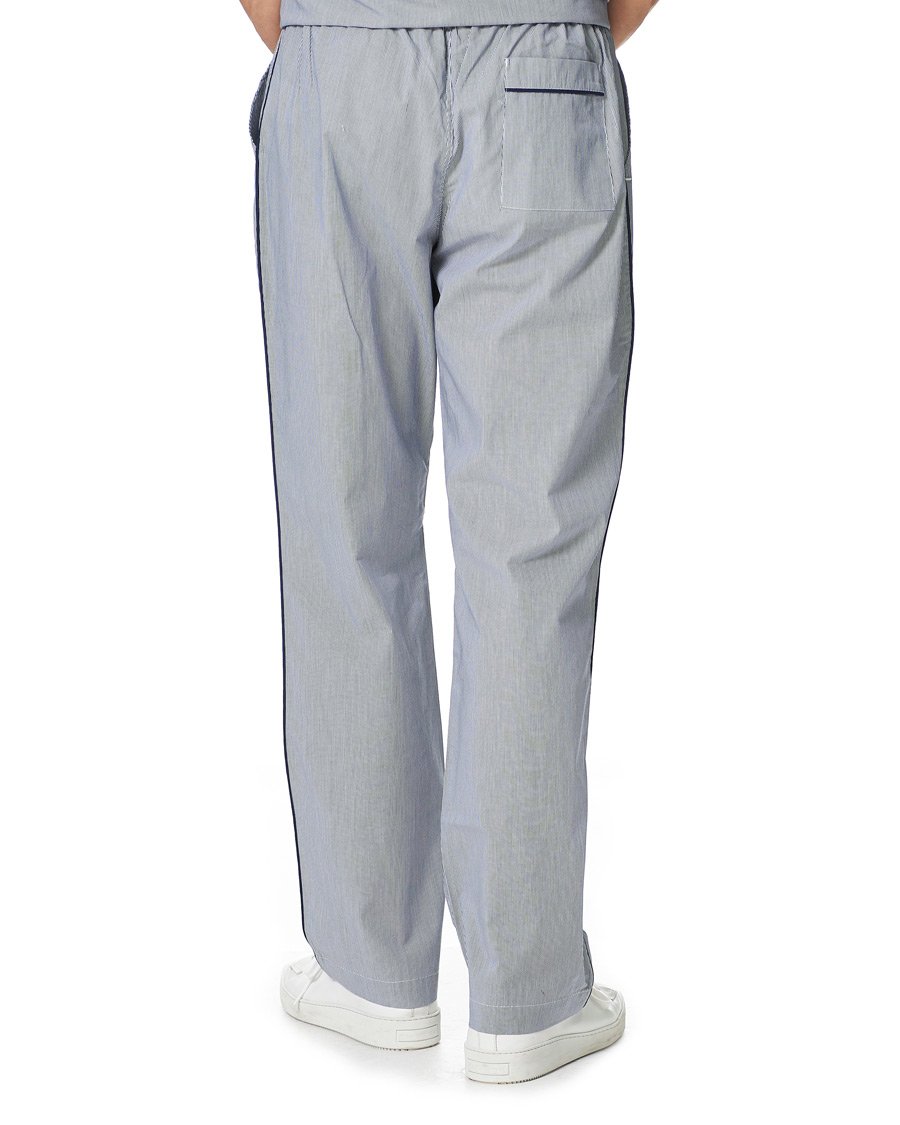 Herre | Pyjamaser og badekåper | Orlebar Brown | Alfred Relaxed Cotton Lounge Shorts Navy/White Stripe