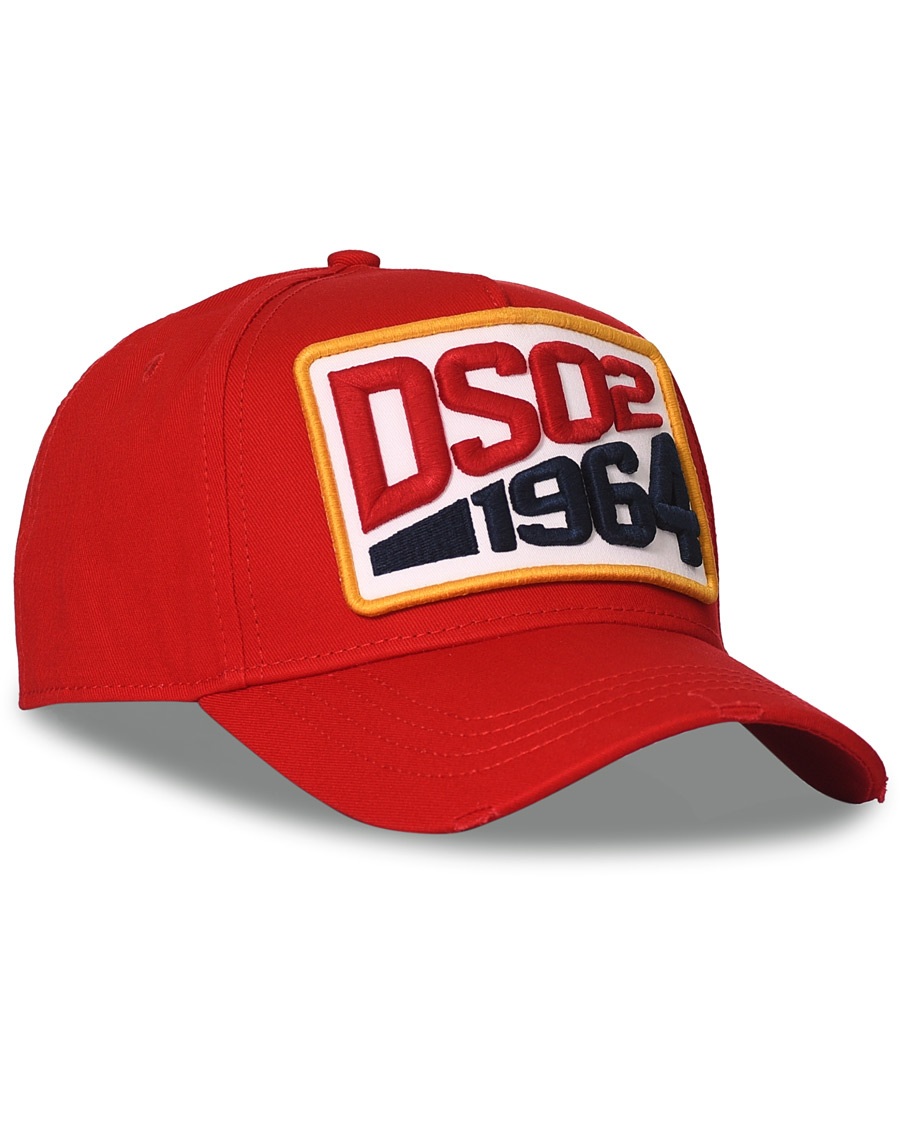 Herre | Dsquared2 Dsq2 Baseball Cap Red | Dsquared2 | Dsq2 Baseball Cap Red