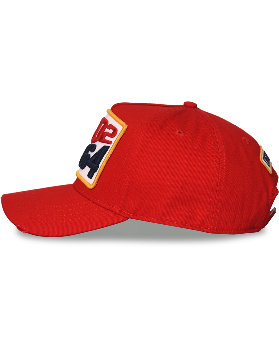 Herre | Dsquared2 Dsq2 Baseball Cap Red | Dsquared2 | Dsq2 Baseball Cap Red