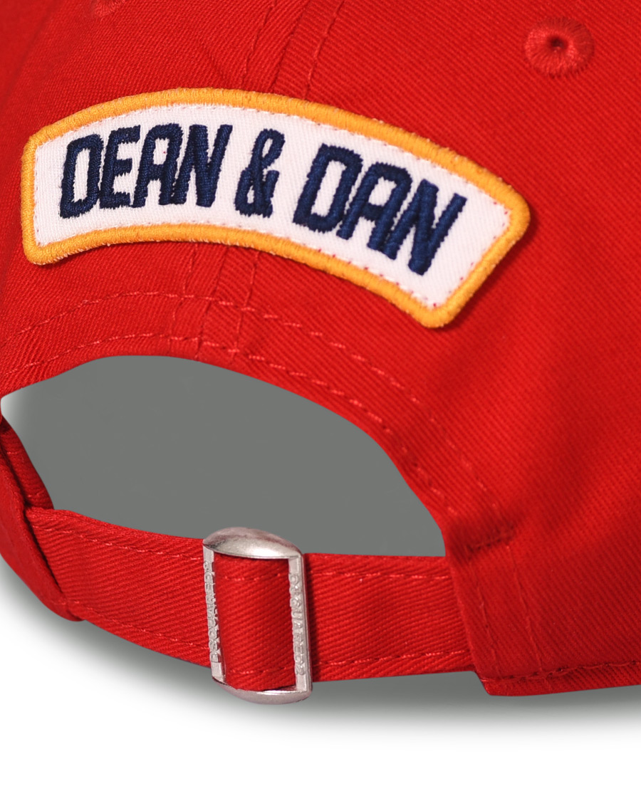 Herre | Dsquared2 Dsq2 Baseball Cap Red | Dsquared2 | Dsq2 Baseball Cap Red