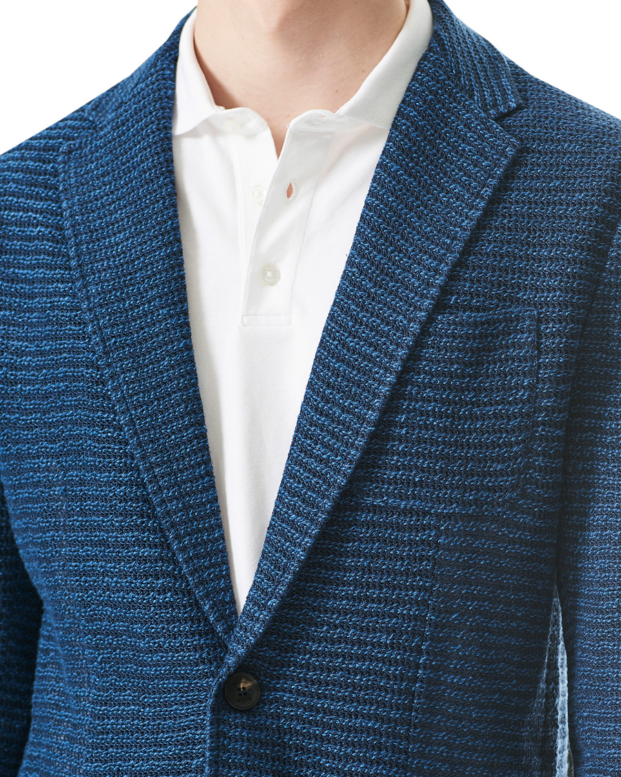 Herre | Dressjakker | Etro | Jacquard Jersey Blazer Navy