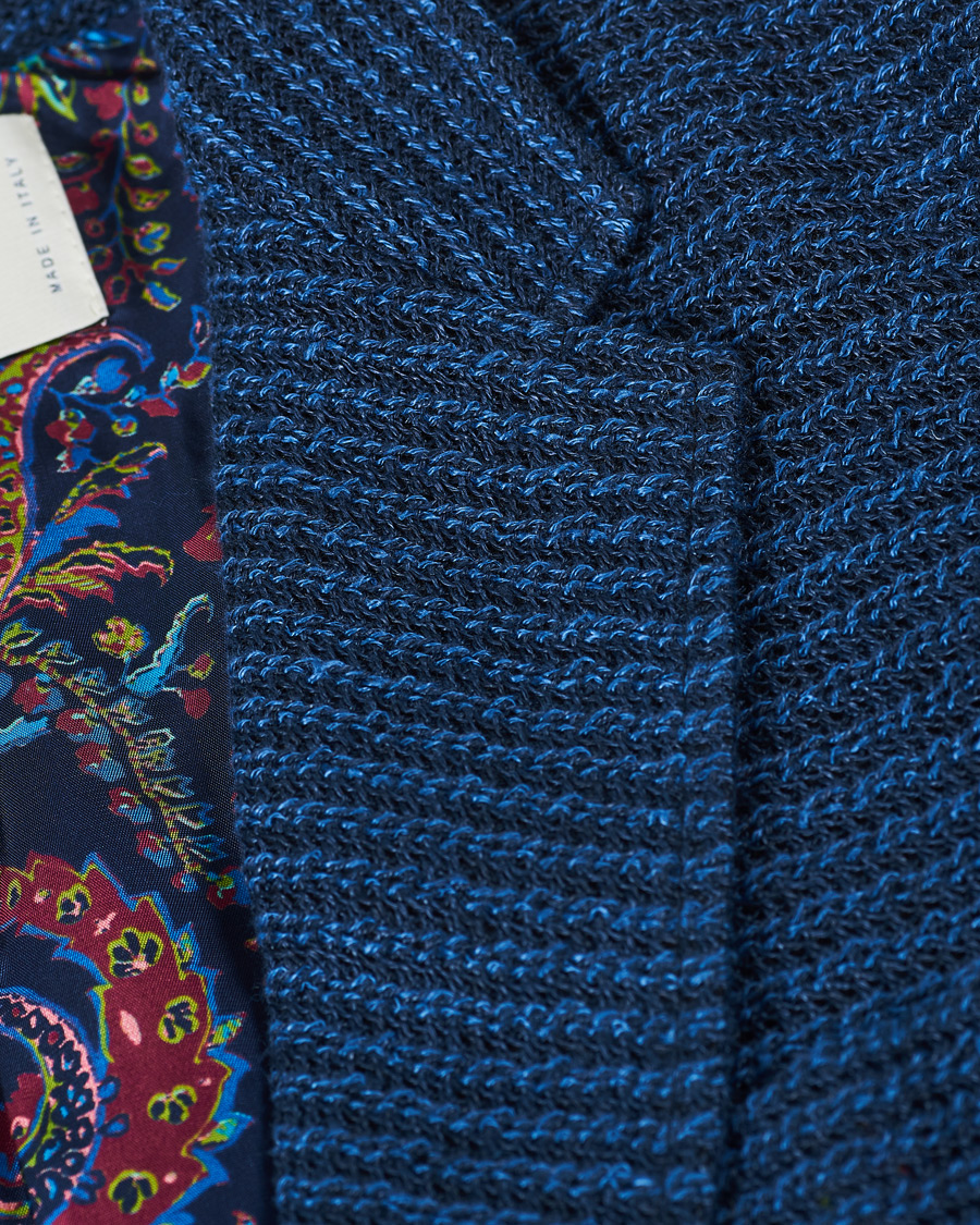 Herre | Dressjakker | Etro | Jacquard Jersey Blazer Navy