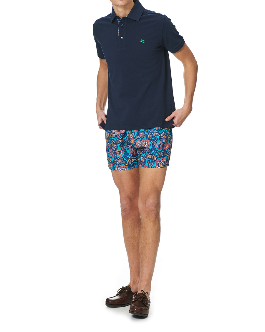 Herre | Badeshorts | Etro | Paisley Swim Trunks Blue