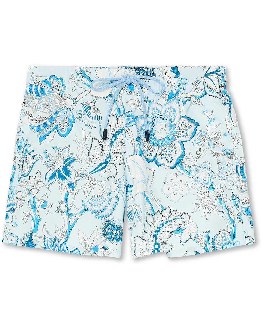 Herre | Badeshorts | Etro | Floral Swim Trunks Light Blue