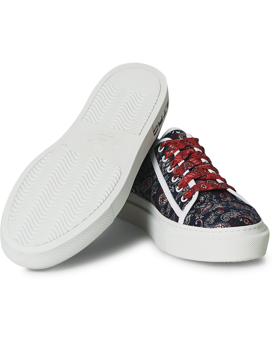 Herre | Etro Bandana Print Sneakers Navy | Etro | Bandana Print Sneakers Navy