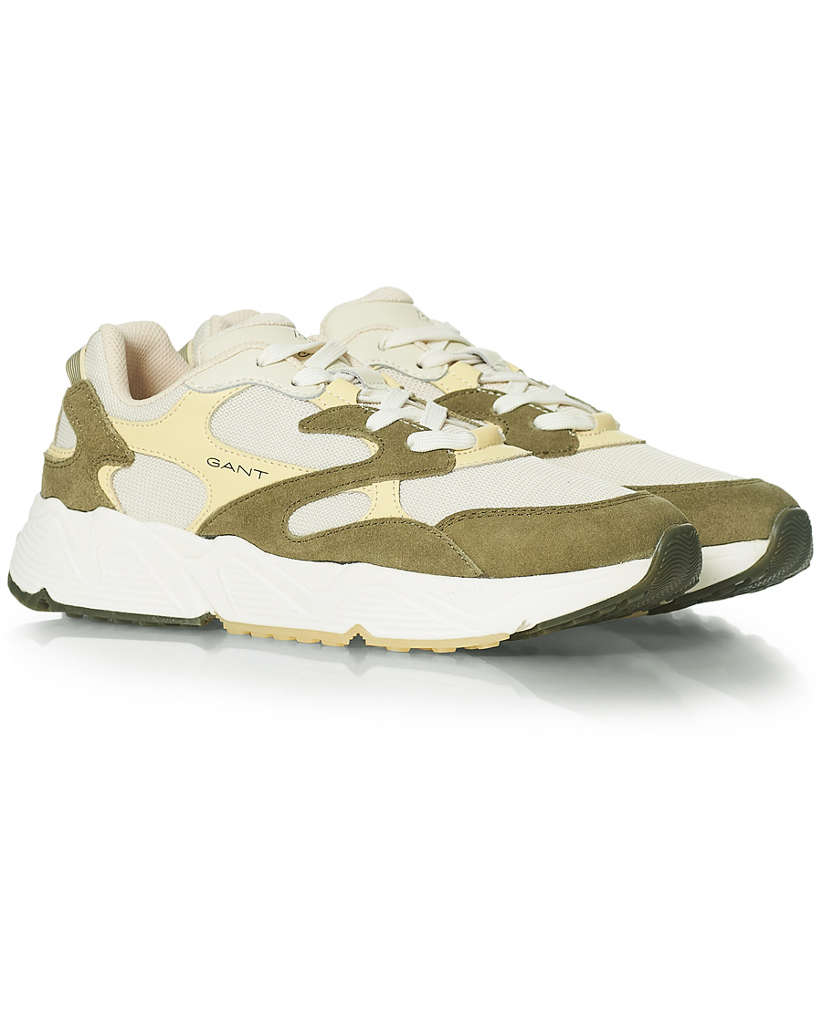 Herre | GANT Profello Running Sneaker Green/Off White | GANT | Profello Running Sneaker Green/Off White