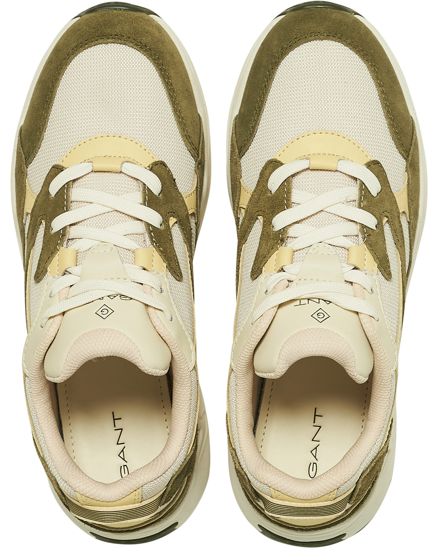 Herre | GANT Profello Running Sneaker Green/Off White | GANT | Profello Running Sneaker Green/Off White