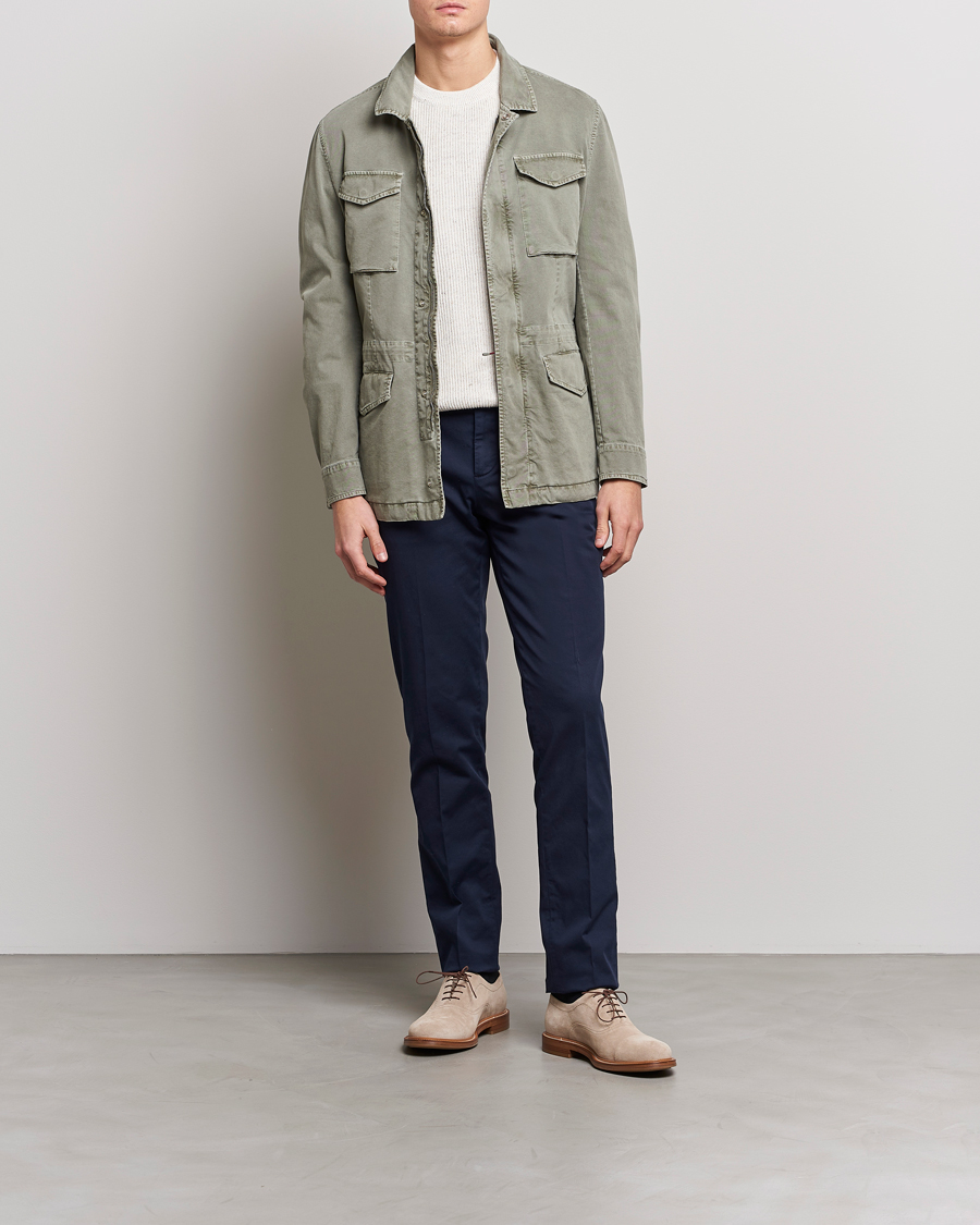 Herre | Bukser | Brunello Cucinelli | Slim Fit Chinos Navy